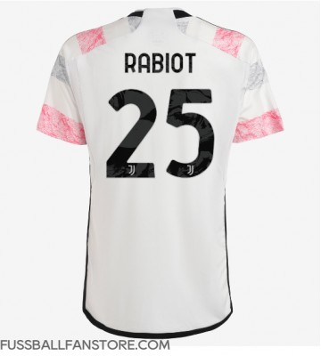 Juventus Adrien Rabiot #25 Replik Auswärtstrikot 2023-24 Kurzarm
